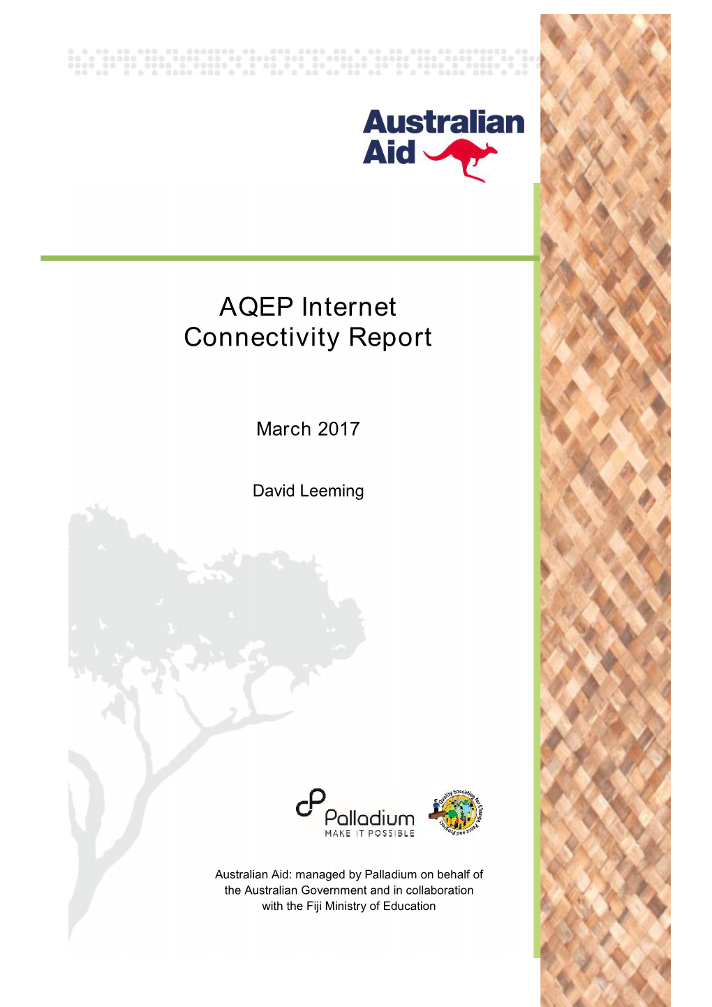 AQEP Internet Connectivity Report
