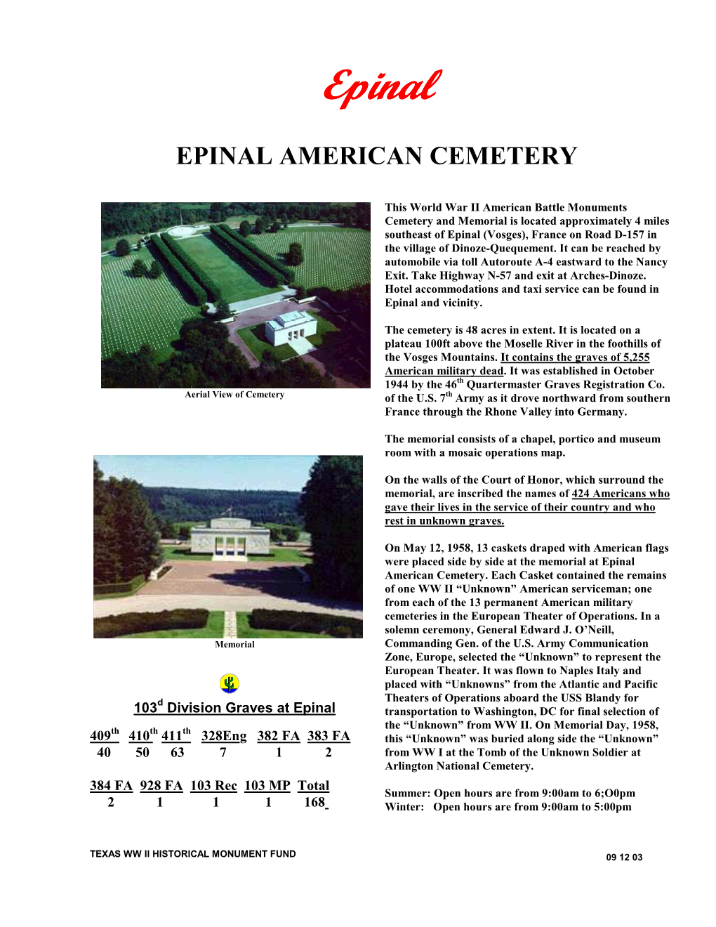 Epinal American Cemetery