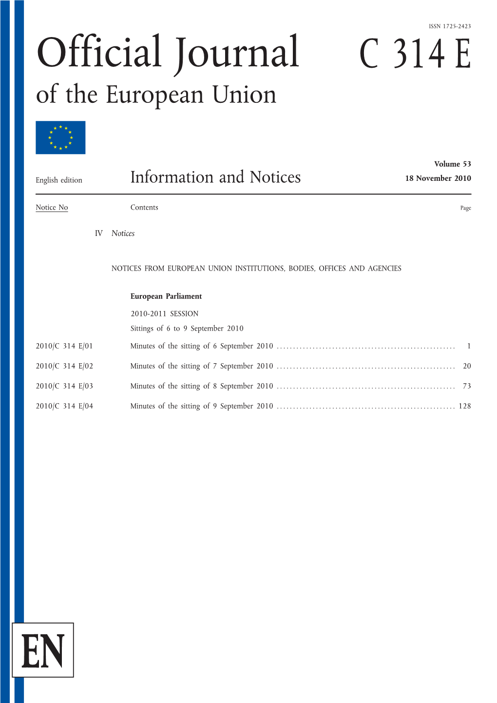 C 314 E Official Journal