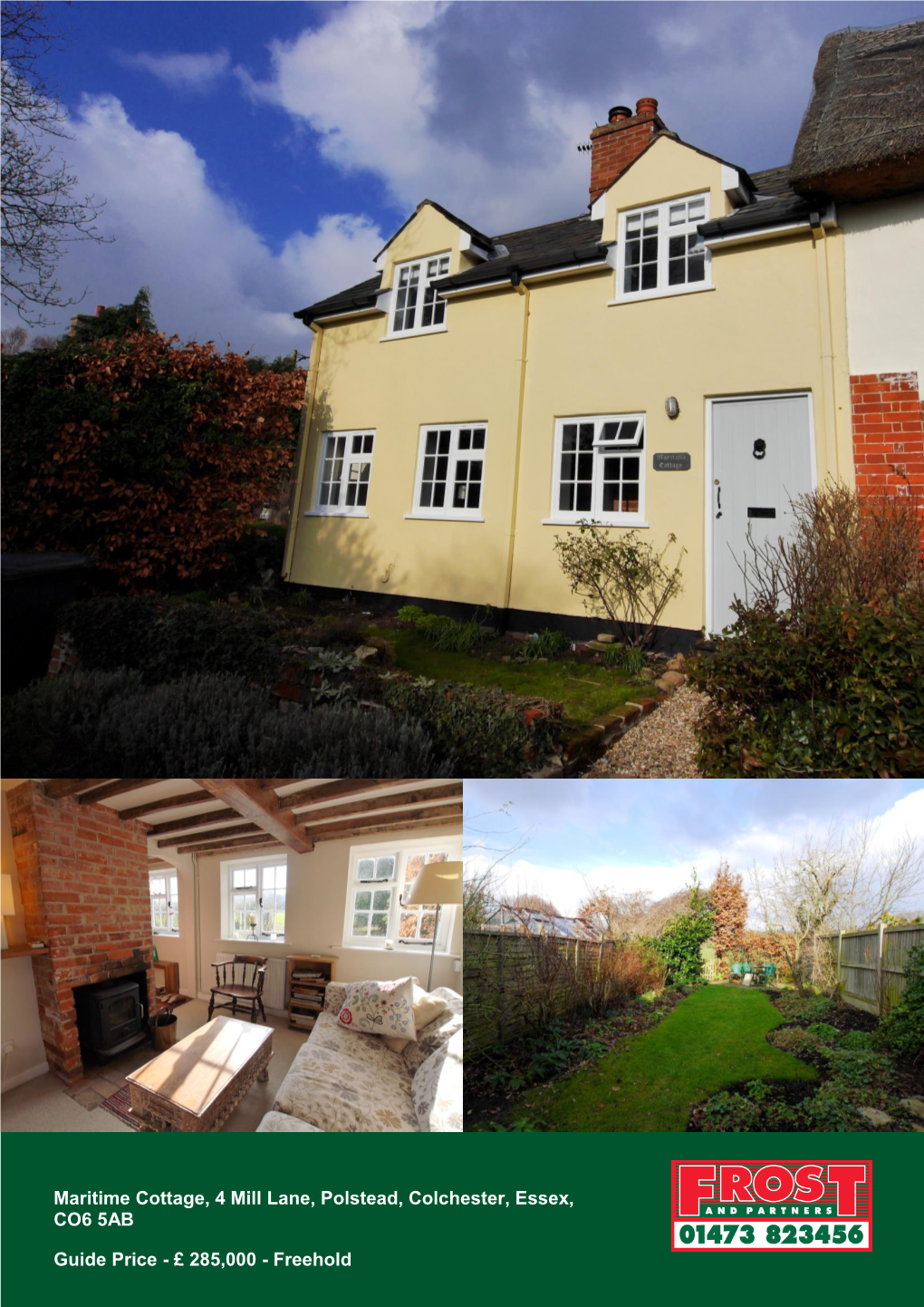 Maritime Cottage, 4 Mill Lane, Polstead, Colchester, Essex, CO6 5AB