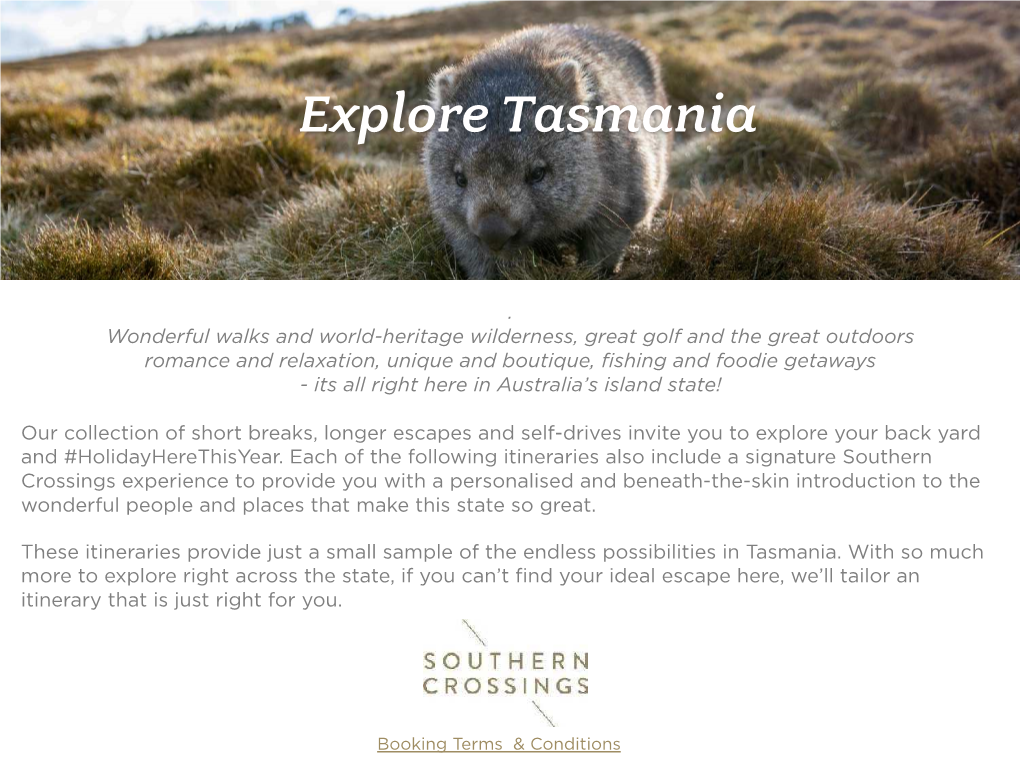 Explore Tasmania