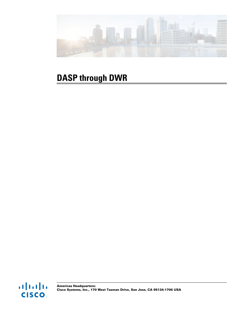 DASP Through DWR