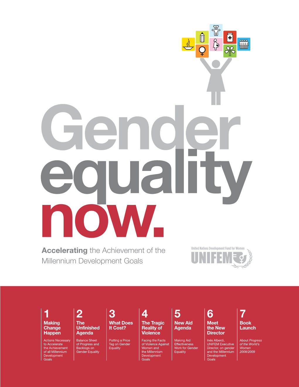 Gender Equality Now. Accelerating the Achievement of the Millennium