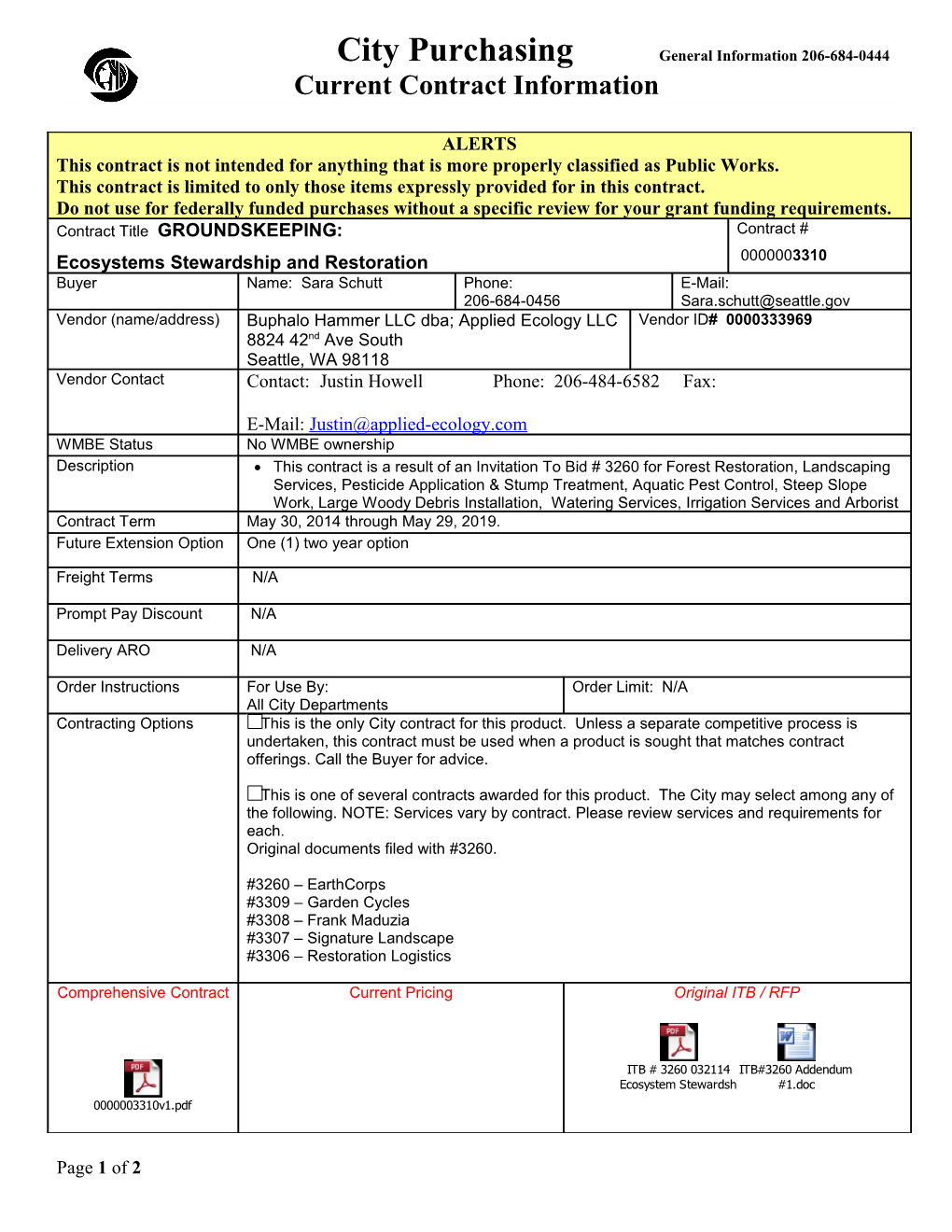 Current Contract Information Form s32