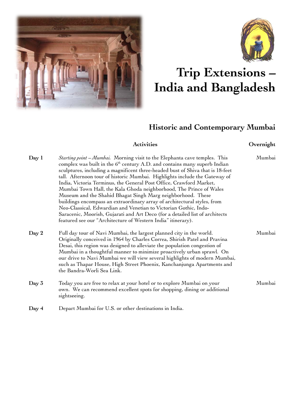 Trip Extensions – India and Bangladesh