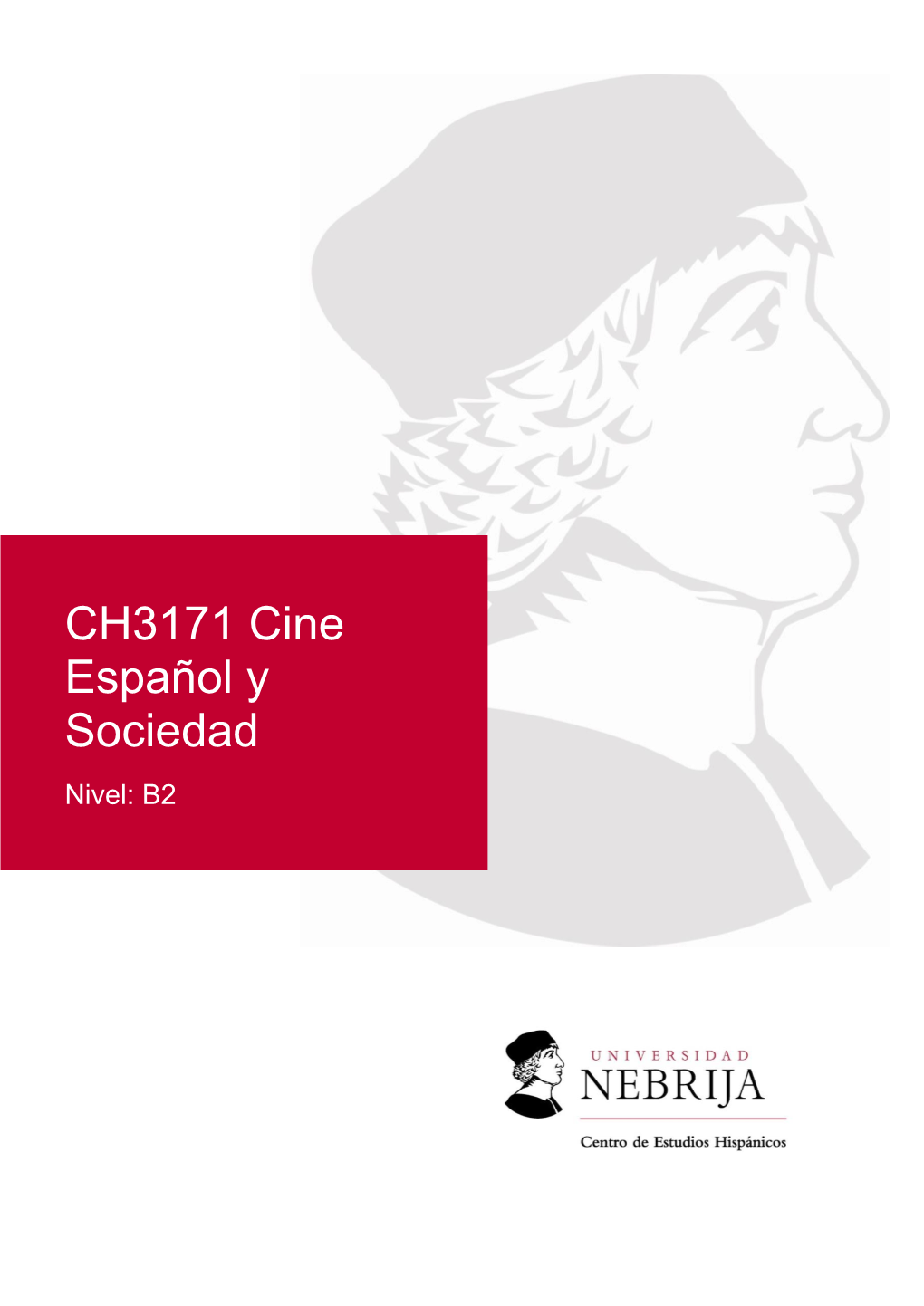 CH3171 Cine Español Y Sociedad