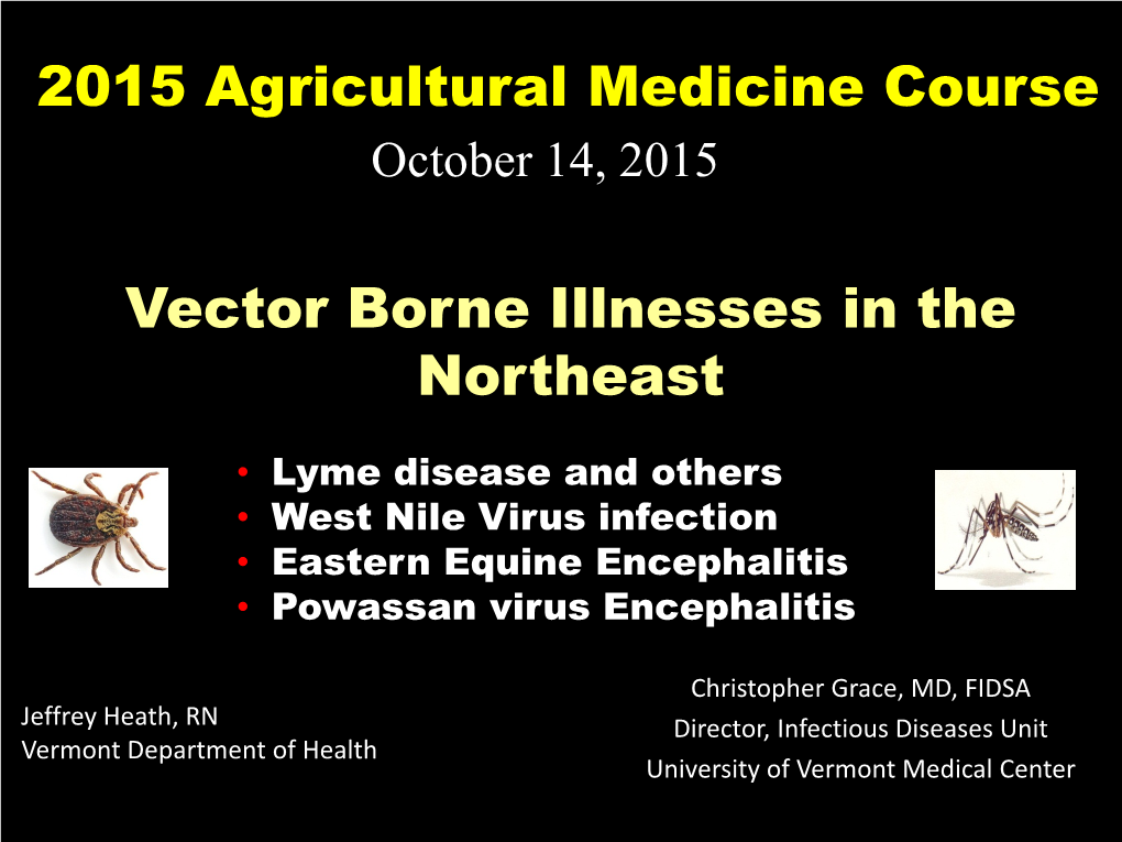 Vector Borne Diseases