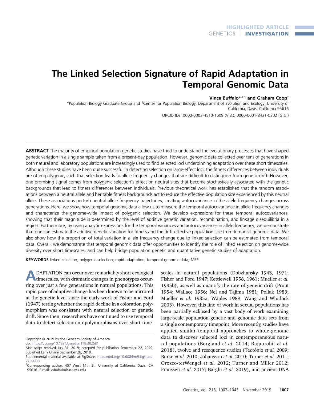 The Linked Selection Signature of Rapid Adaptation in Temporal Genomic Data