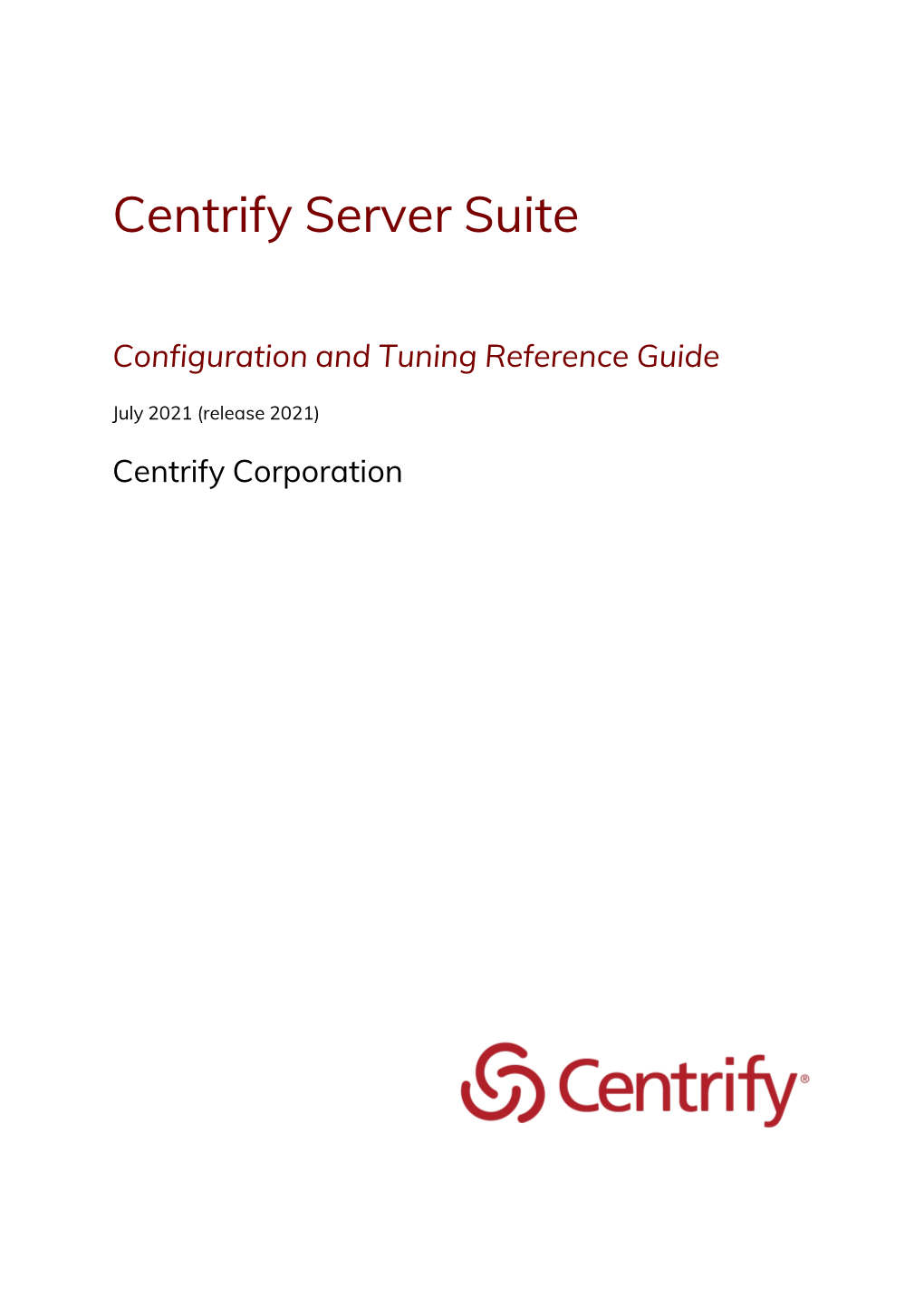 Configuration and Tuning Reference Guide