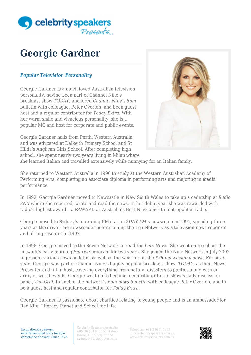 Georgie Gardner