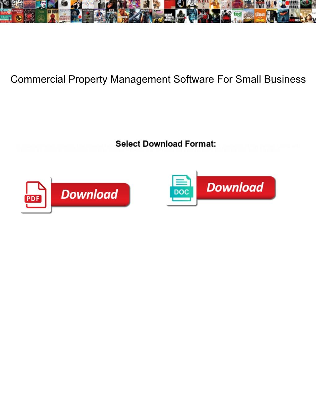 Commercial Property Management Software for Small Business