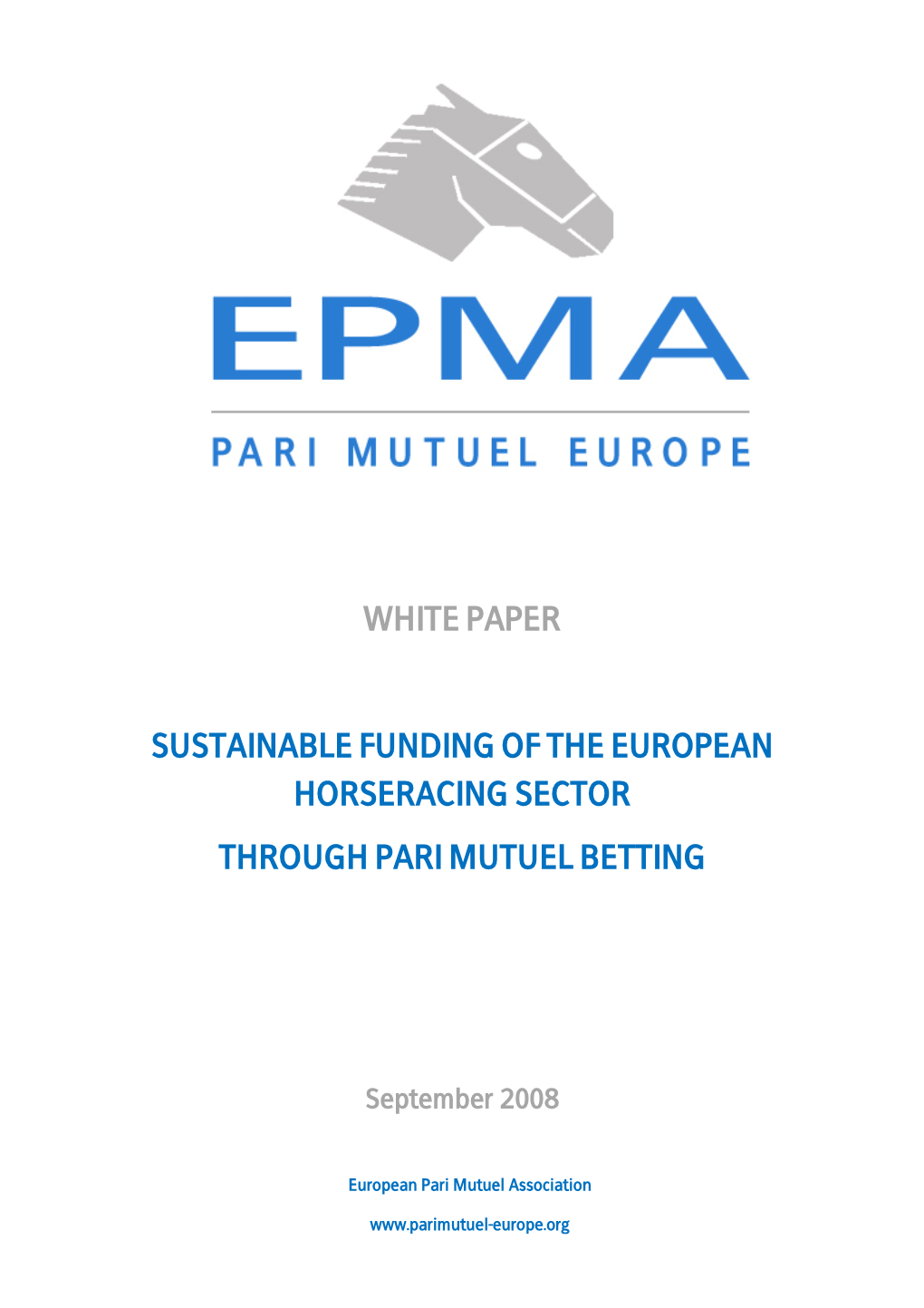 White Paper Sustainable Funding of the European