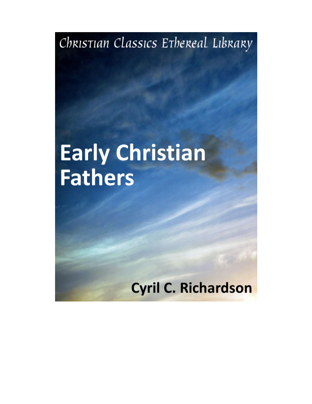 Early Christian Fathers