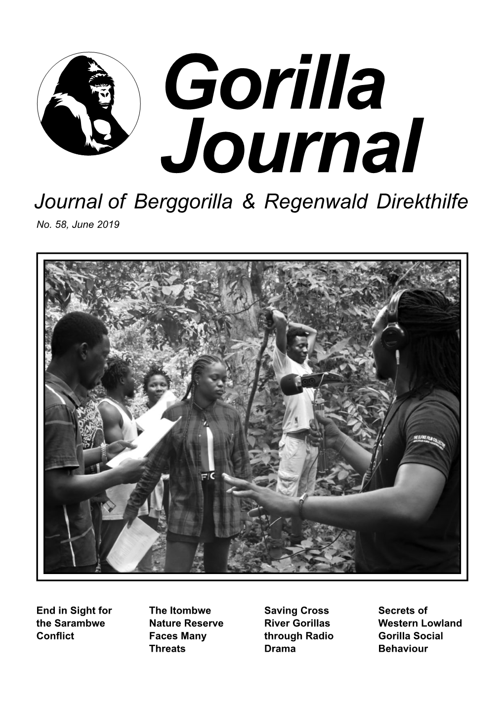 Gorilla Journal Journal of Berggorilla & Regenwald Direkthilfe No