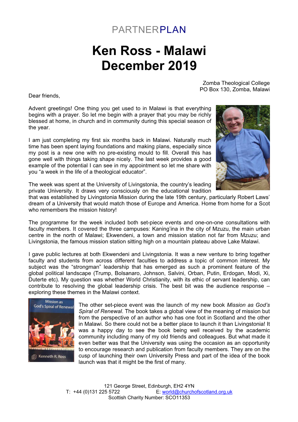 Ken Ross - Malawi December 2019