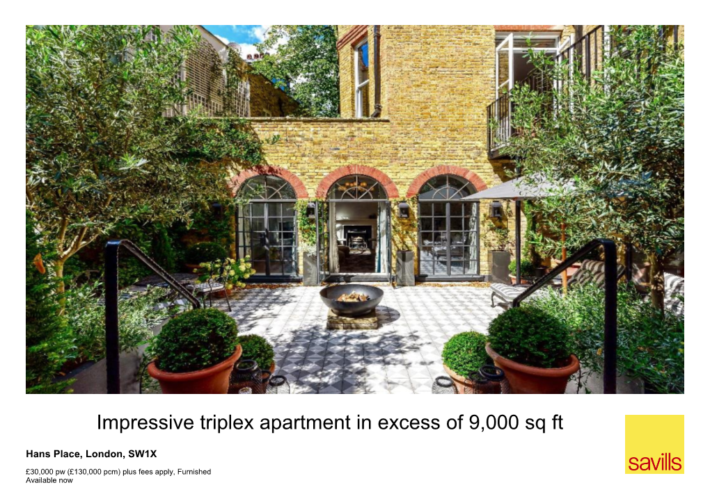 Impressive Triplex Apartment in Excess of 9,000 Sq Ft