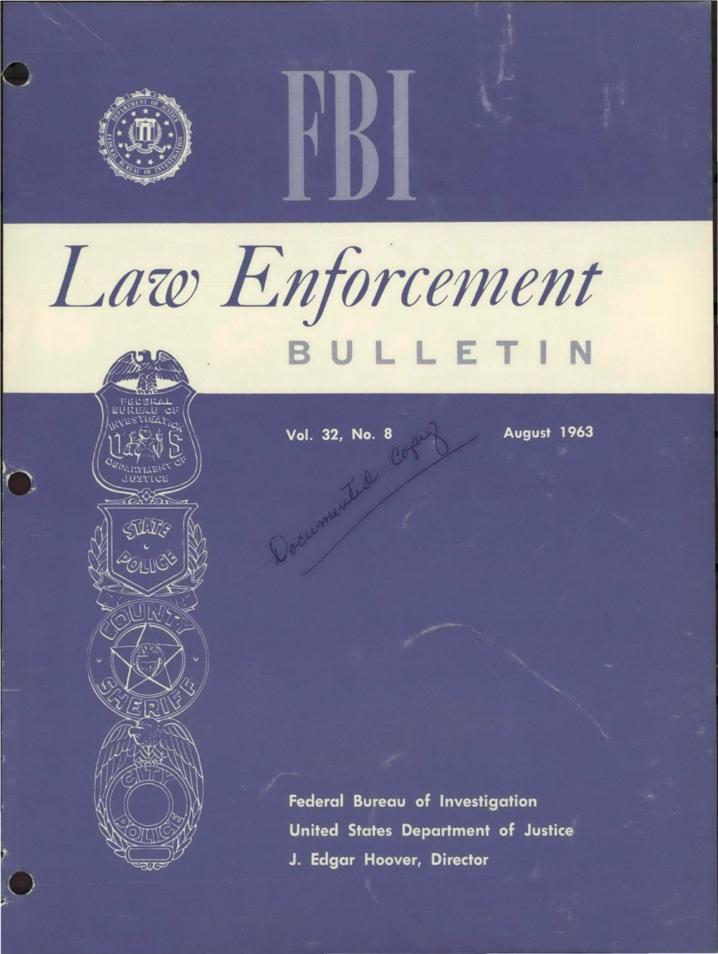 Law Enforcement BULLETIN Contents