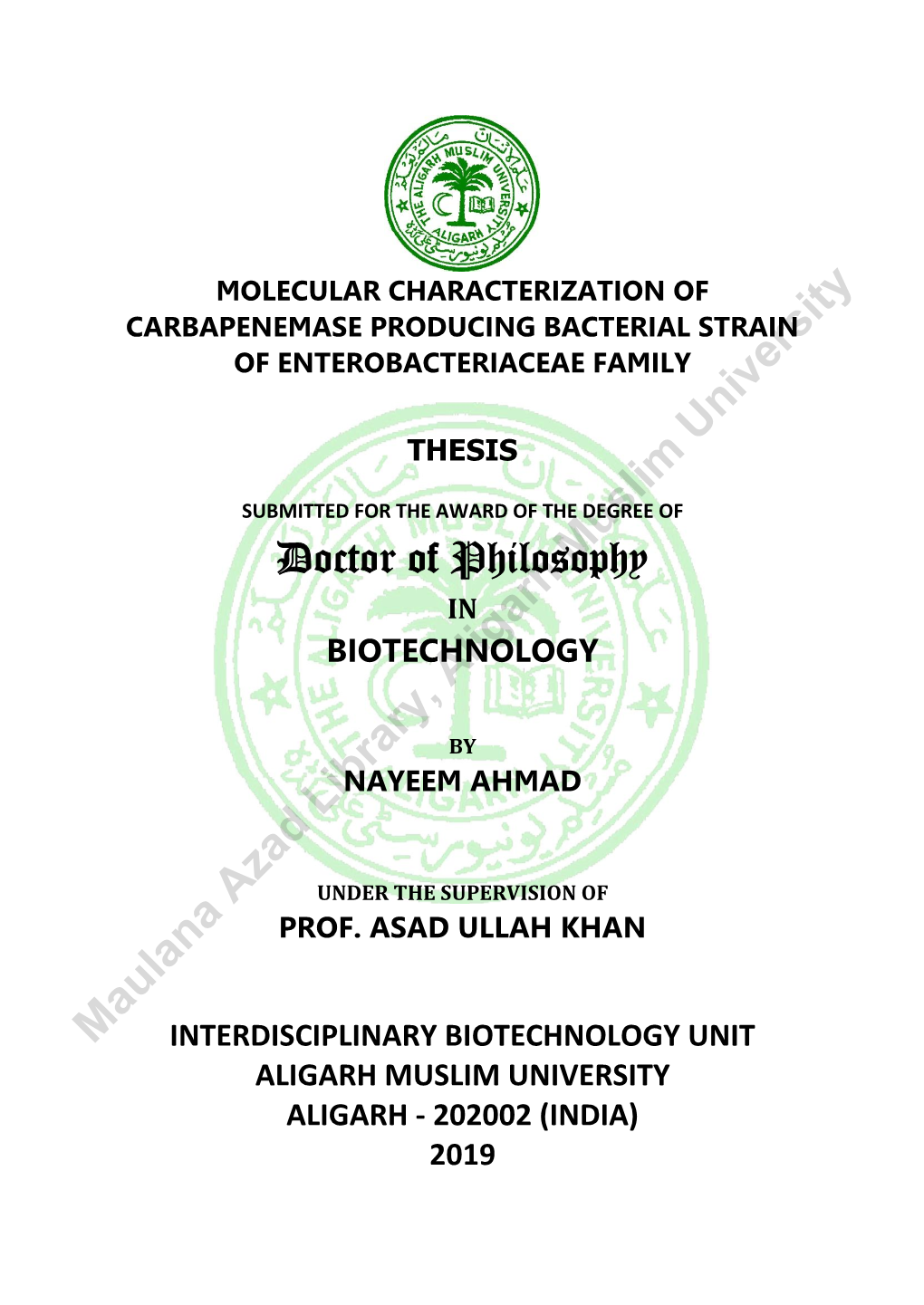 Maulana Azad Library, Aligarh Muslim University