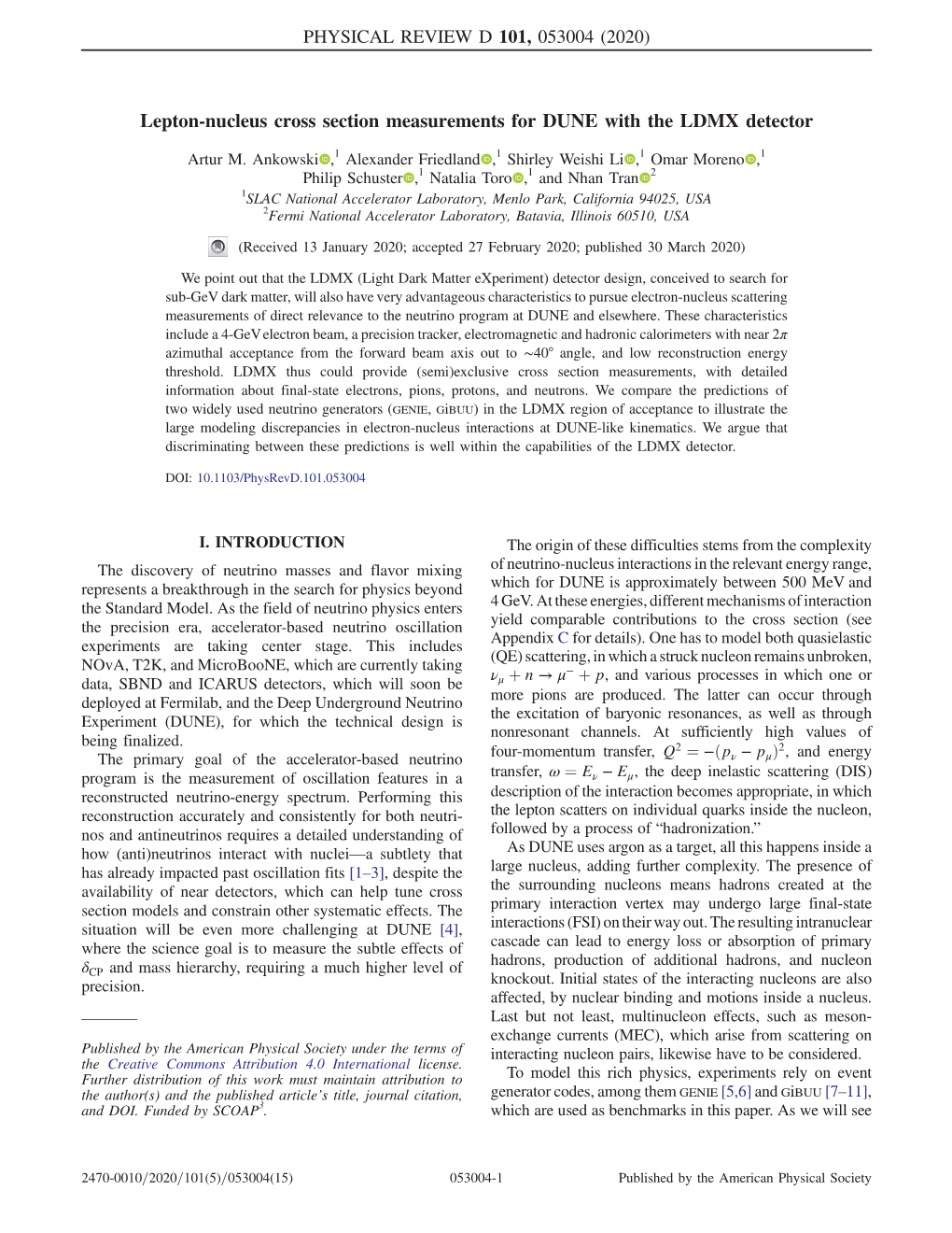 Lepton-Nucleus Cross Section Measurements for DUNE with the LDMX Detector