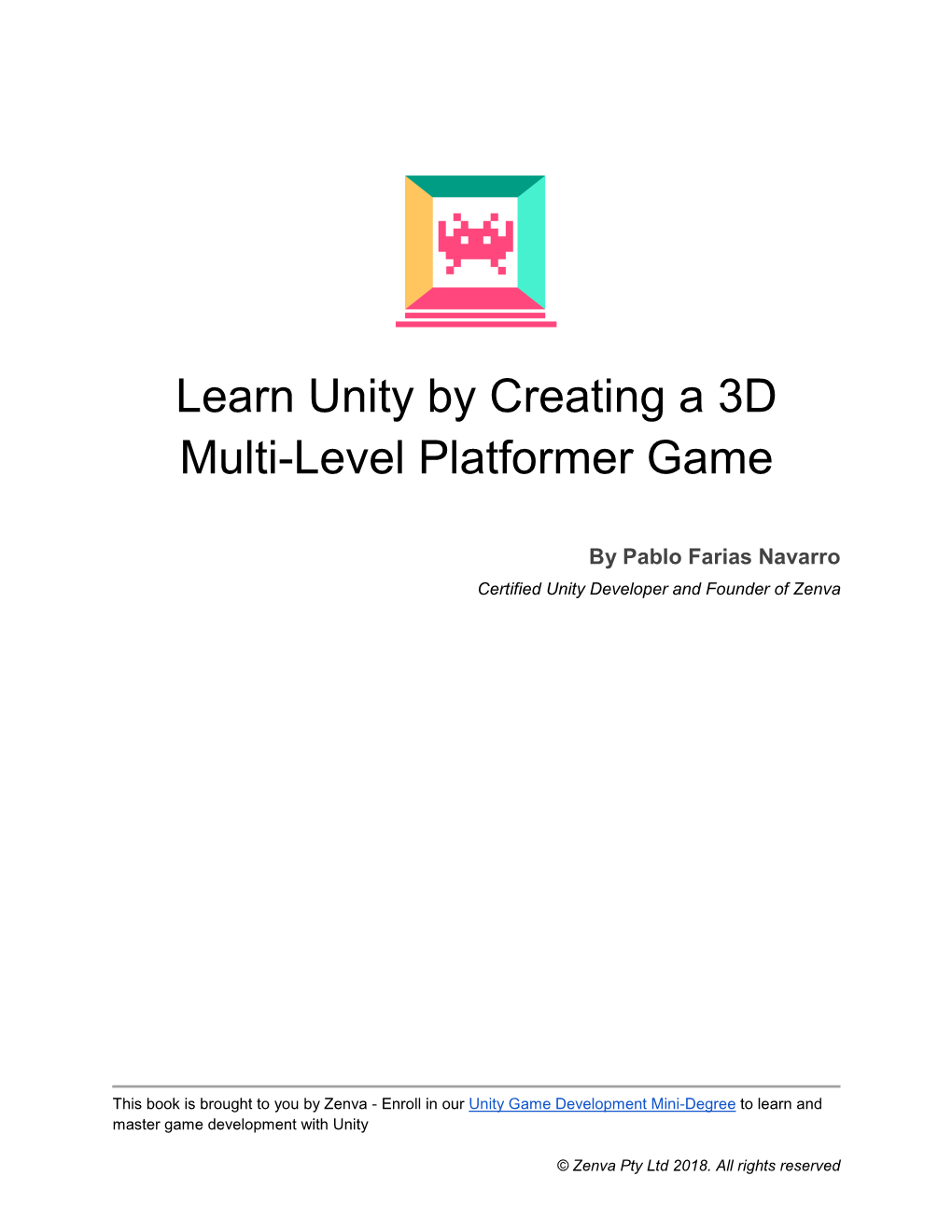 Learn Unity by Creating a 3D Multi-Level Platformer Game