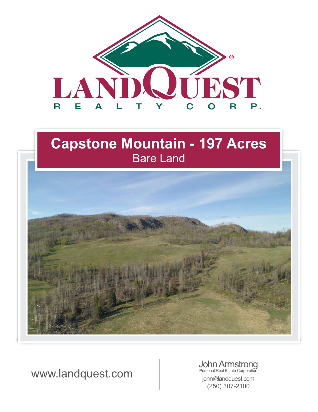 Capstone Mountain - 197 Acres Bare Land