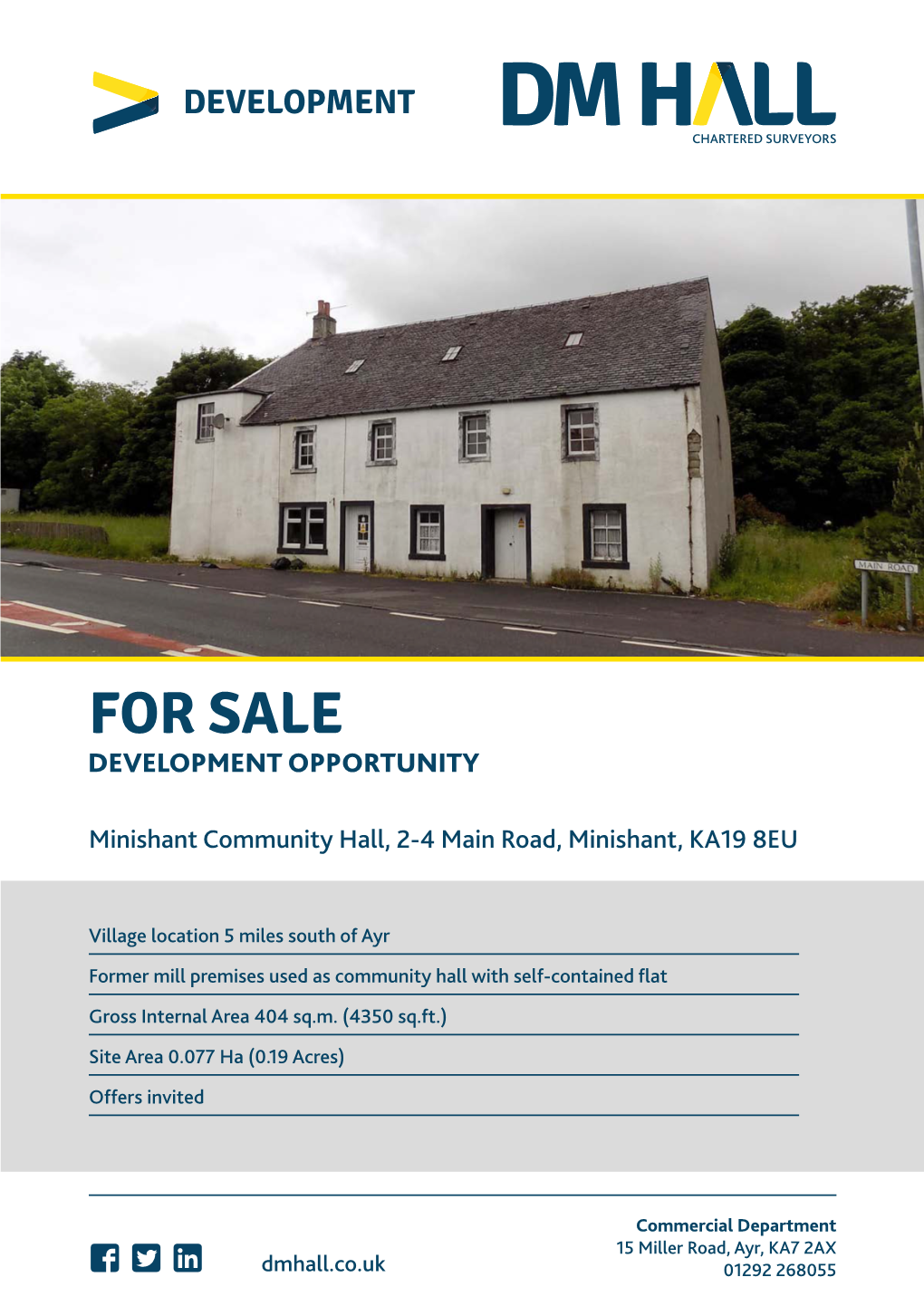 For Sale Development Opportunity