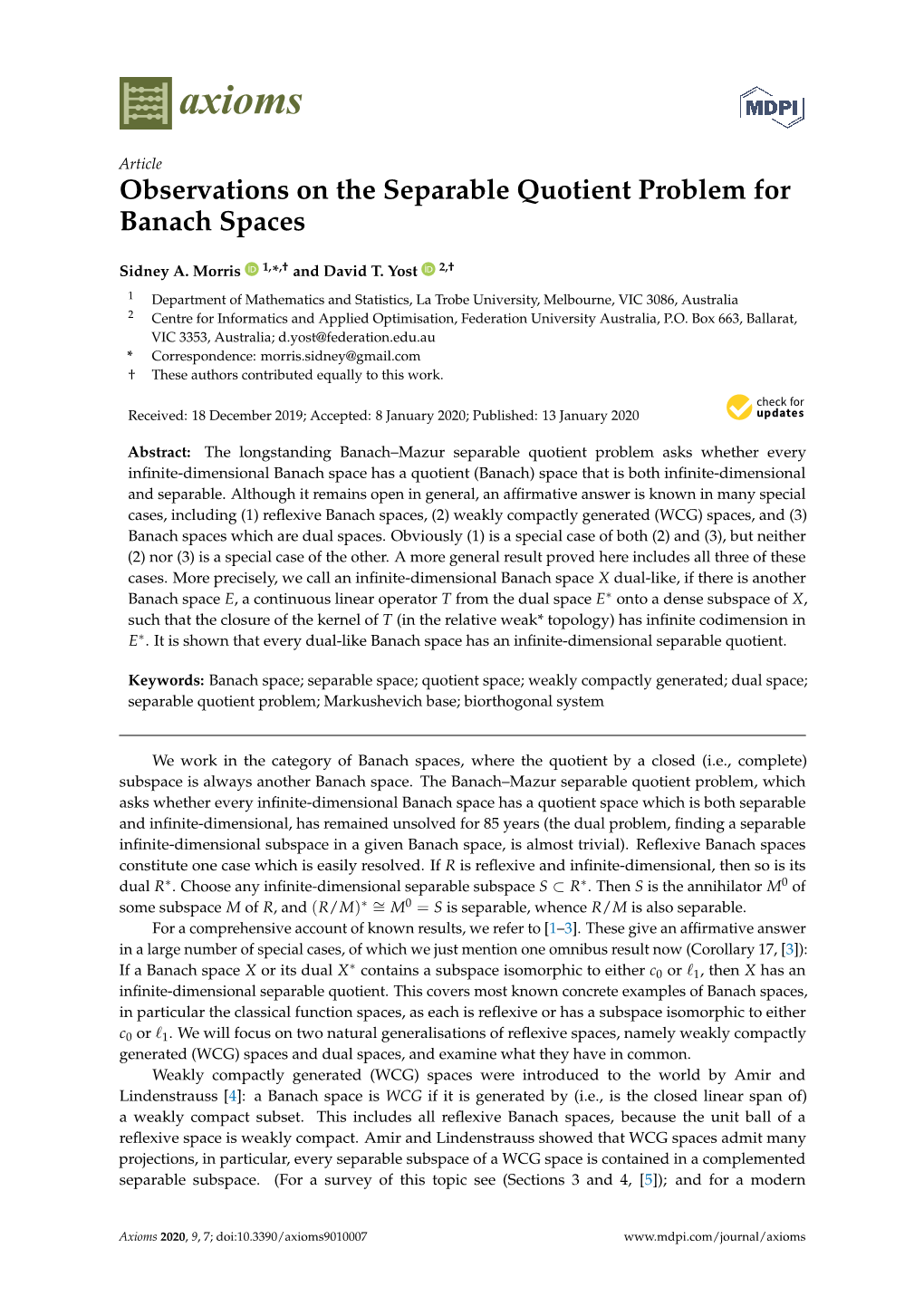 Observations on the Separable Quotient Problem for Banach Spaces