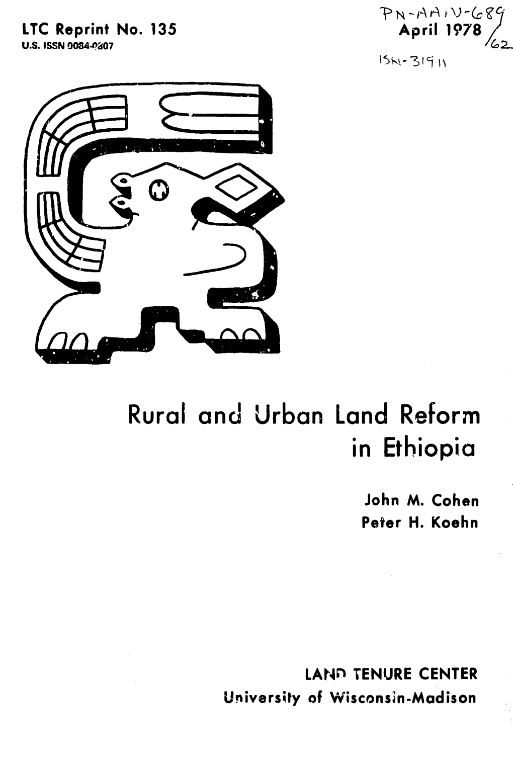 Rural and Urban Land Reform in Ethiopia