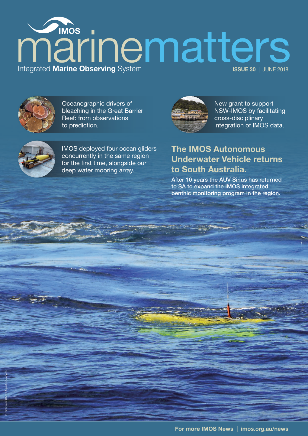 1837 IMOS Marine Matters Issue 30 June 2018