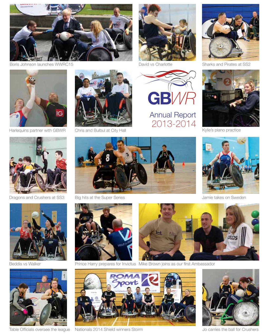 Annual Report 2013-2014 Harlequins Partner with GBWR Chris and Bulbul at City Hall Kylie’S Piano Practice