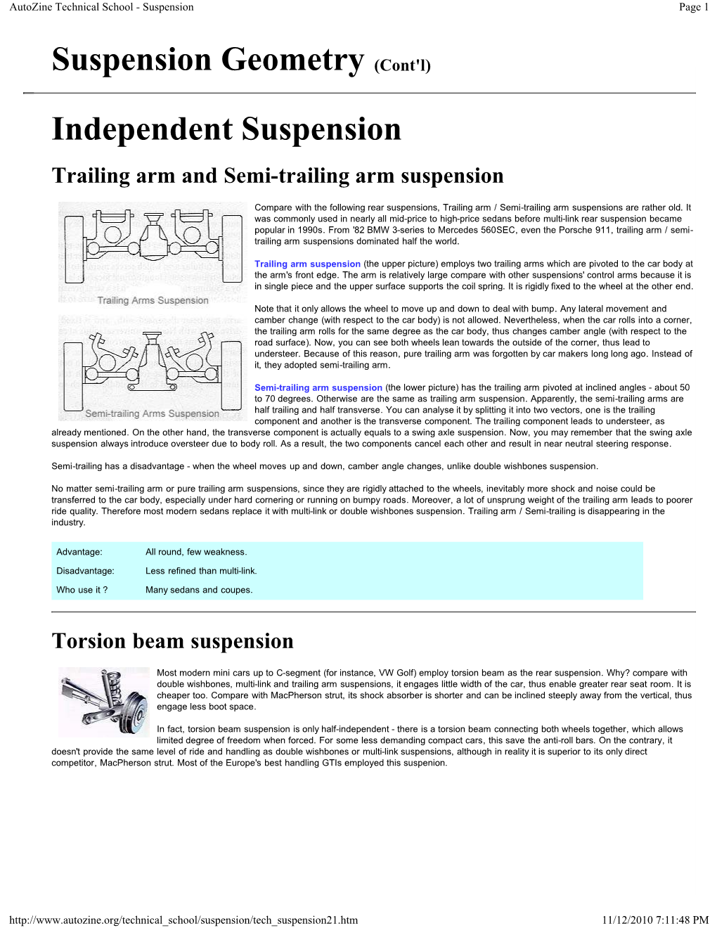 Autozine Technical School - Suspension Page 1