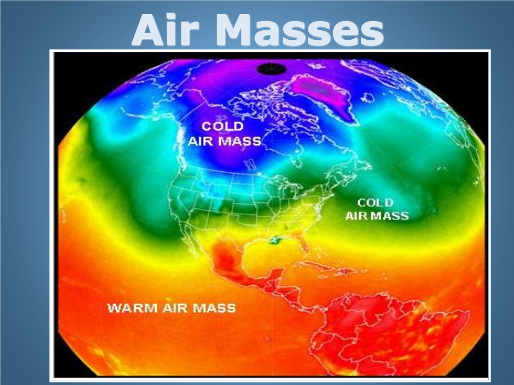 Air Masses Definition