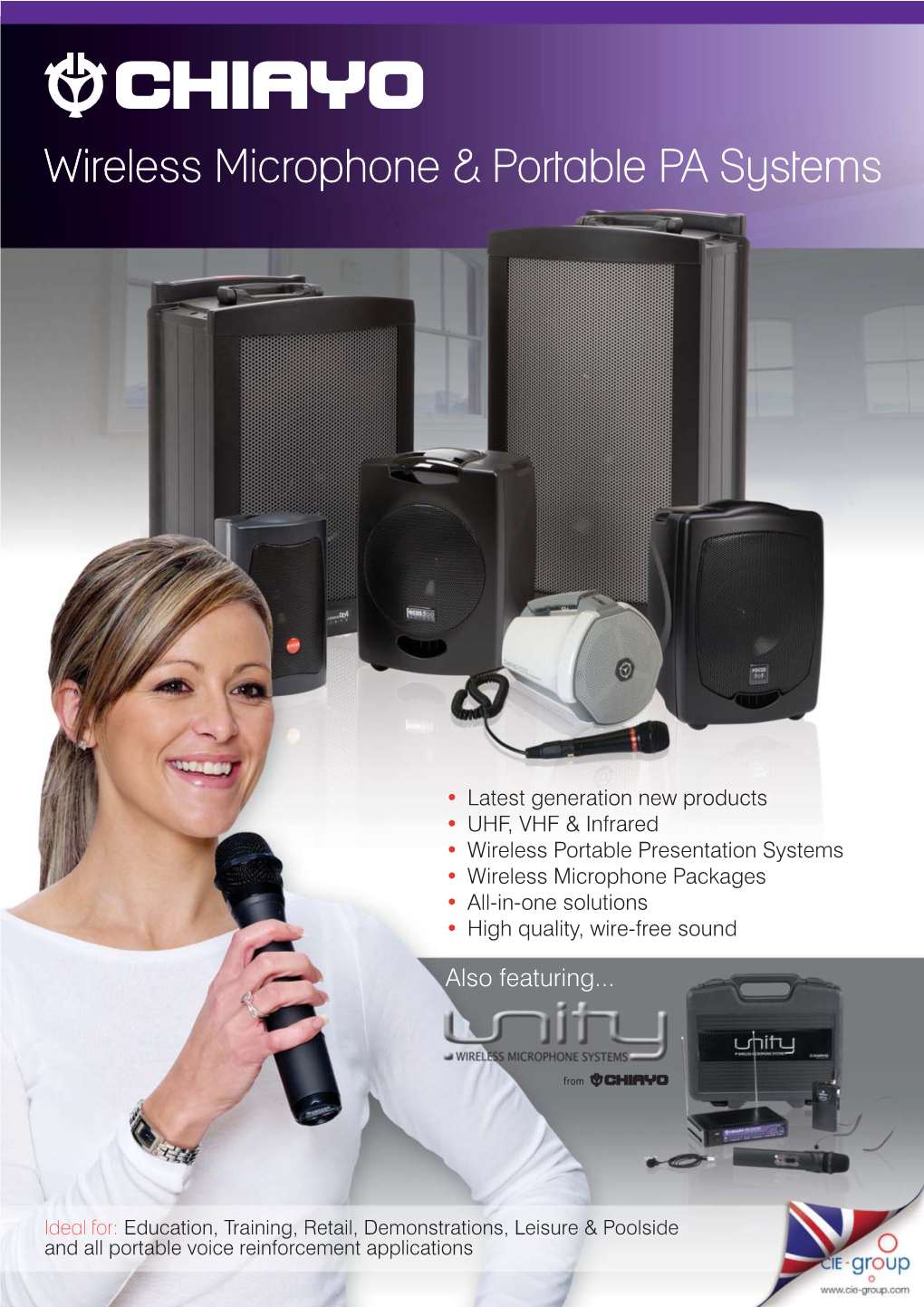 Wireless Microphone & Portable PA Systems