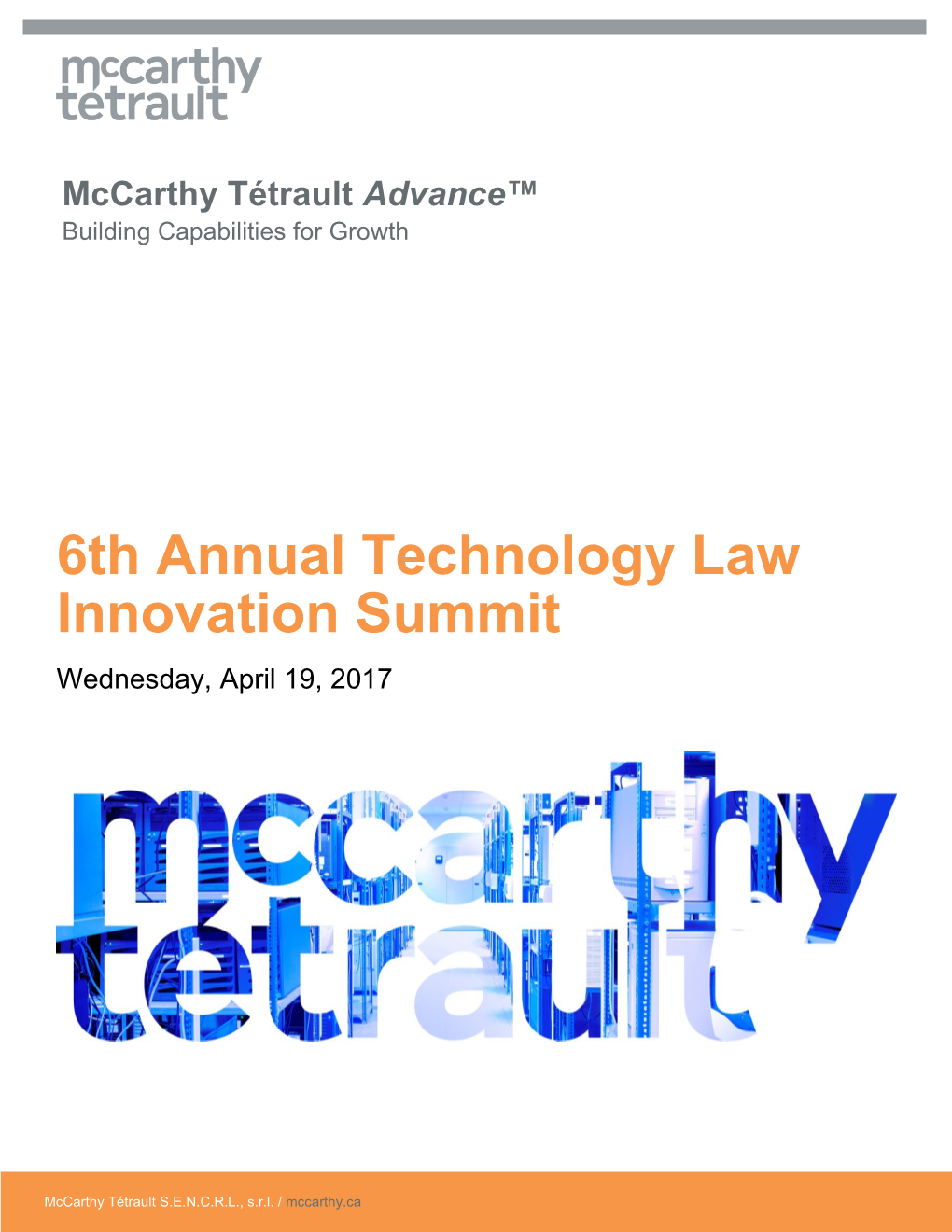 6Th Annual Technology Law Innovation Summit