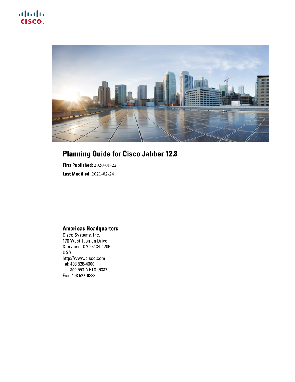 Planning Guide for Cisco Jabber 12.8