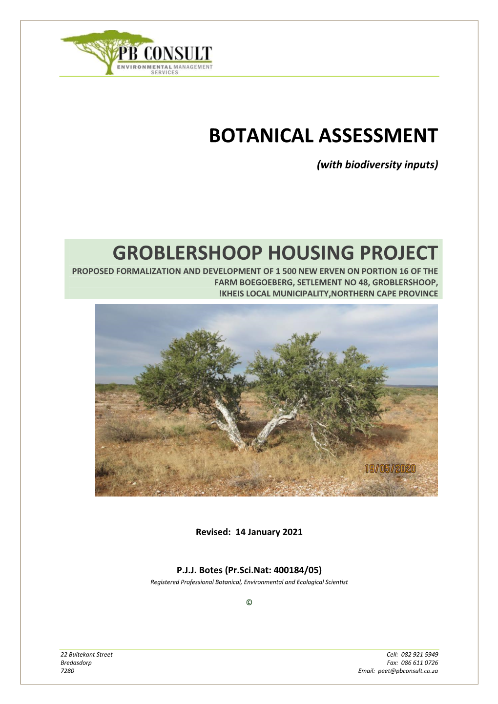 Appendix 6A Botanical Impact Assessment.Pdf