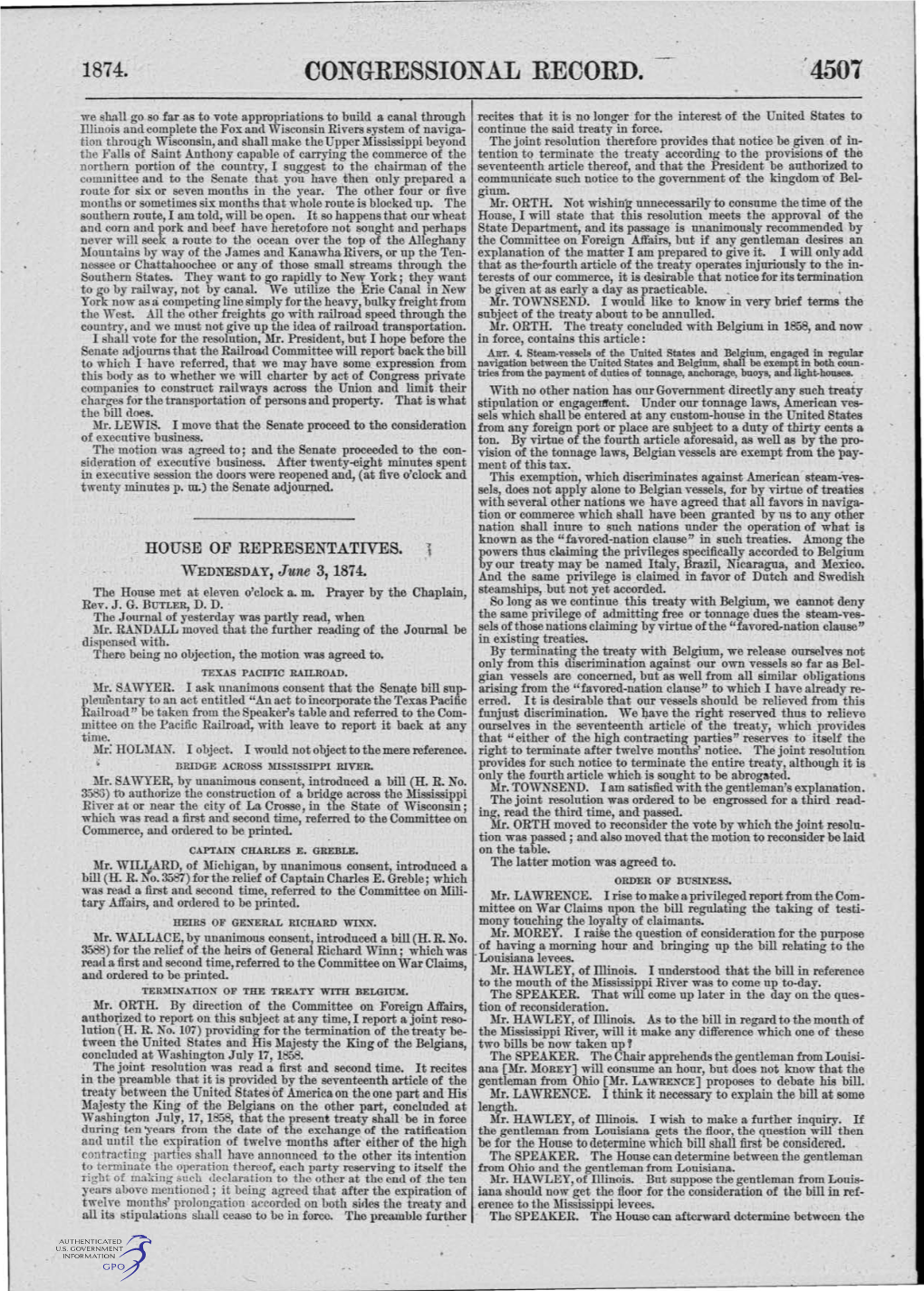 CONGRESSIONAL RECORD. '4507 - We Slillll Go So Far As to Vote Appropriations