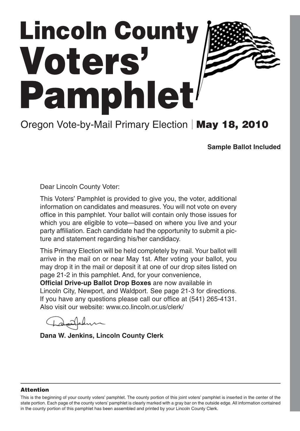 County Voters' Pamphlet