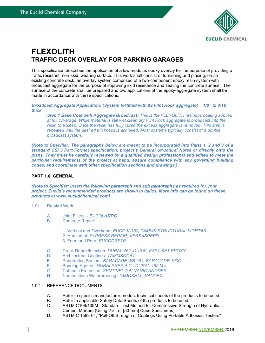 Traffic Deck Overlay for Parking Garages