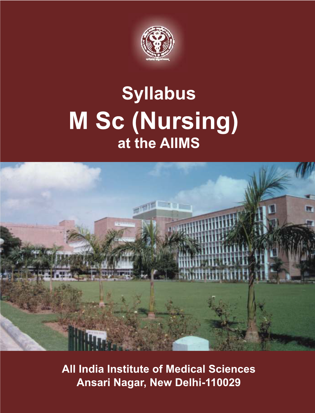 Syllabus for M.Sc (Nursing)