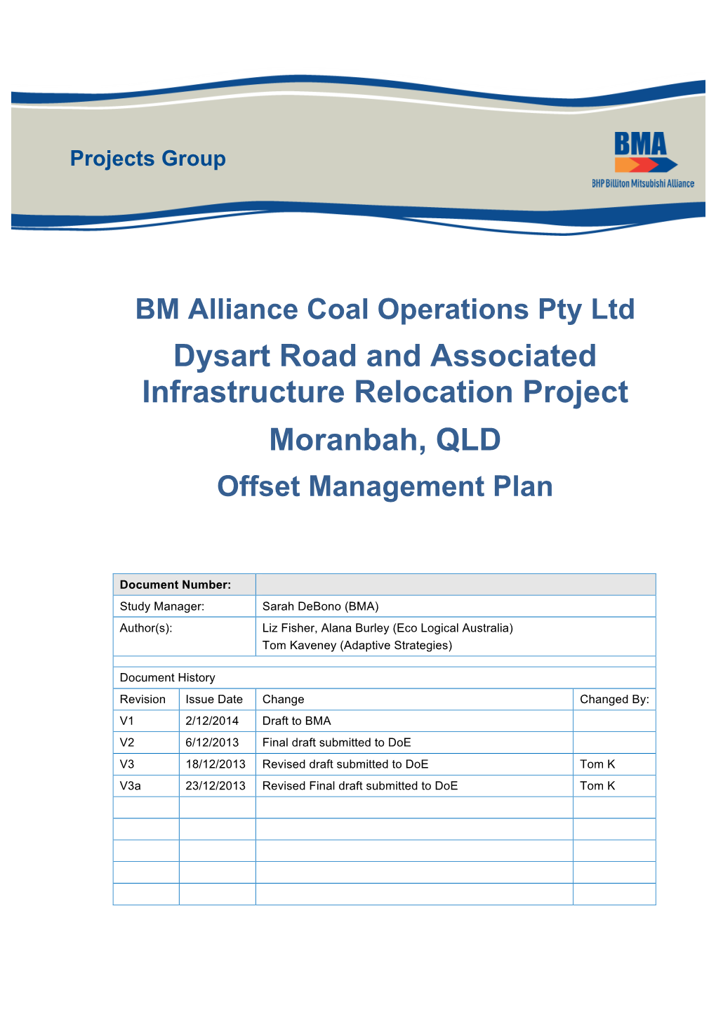 Offset Management Plan