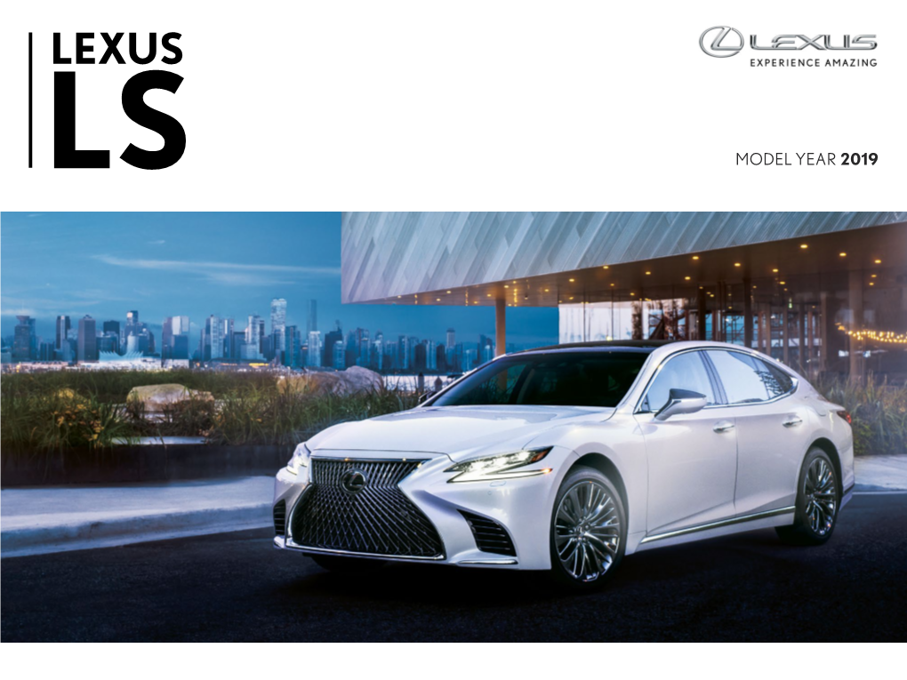 Model Year 2019 Welcome to Lexus