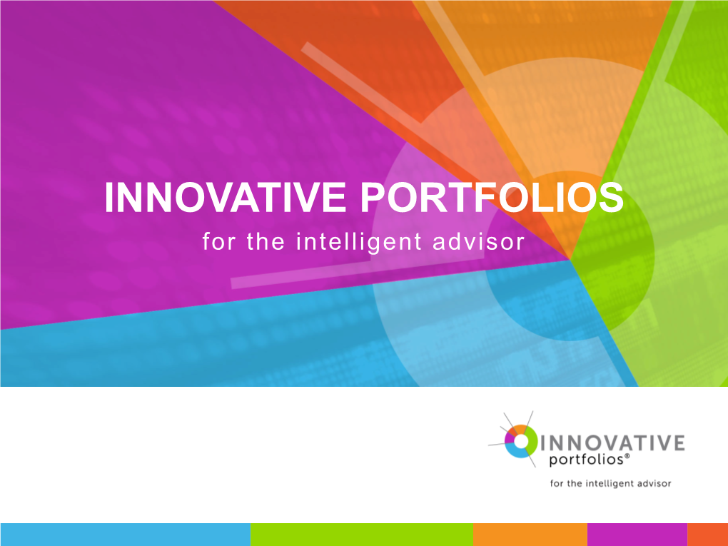 Innovative Portfolios FPA Presentation Option Strategies for Financial