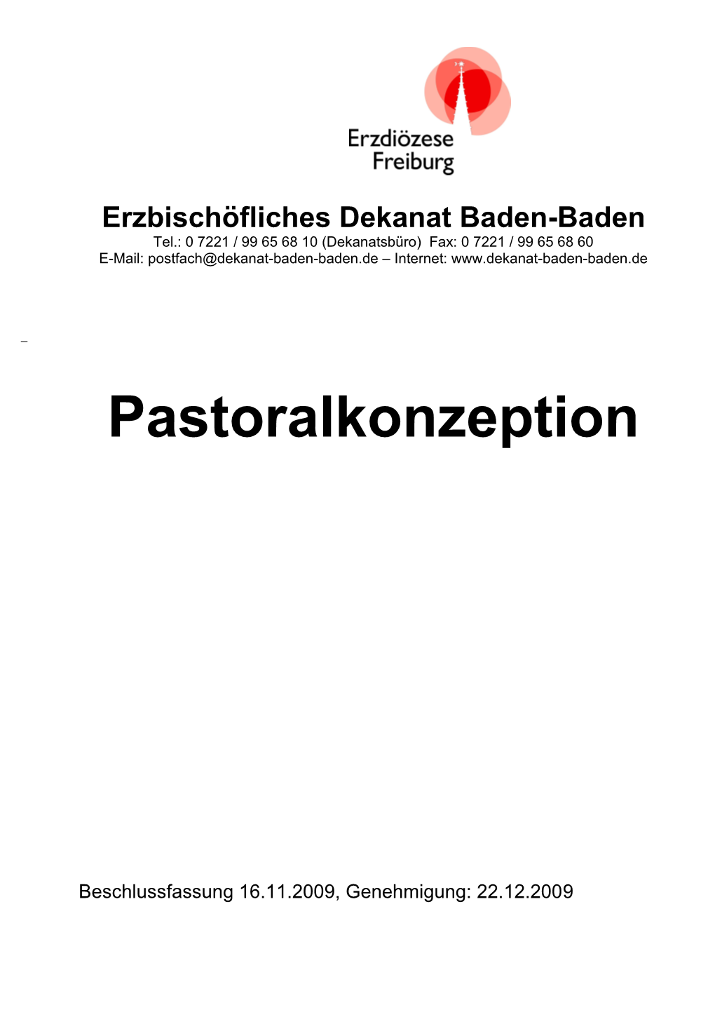 Pastoralkonzeption