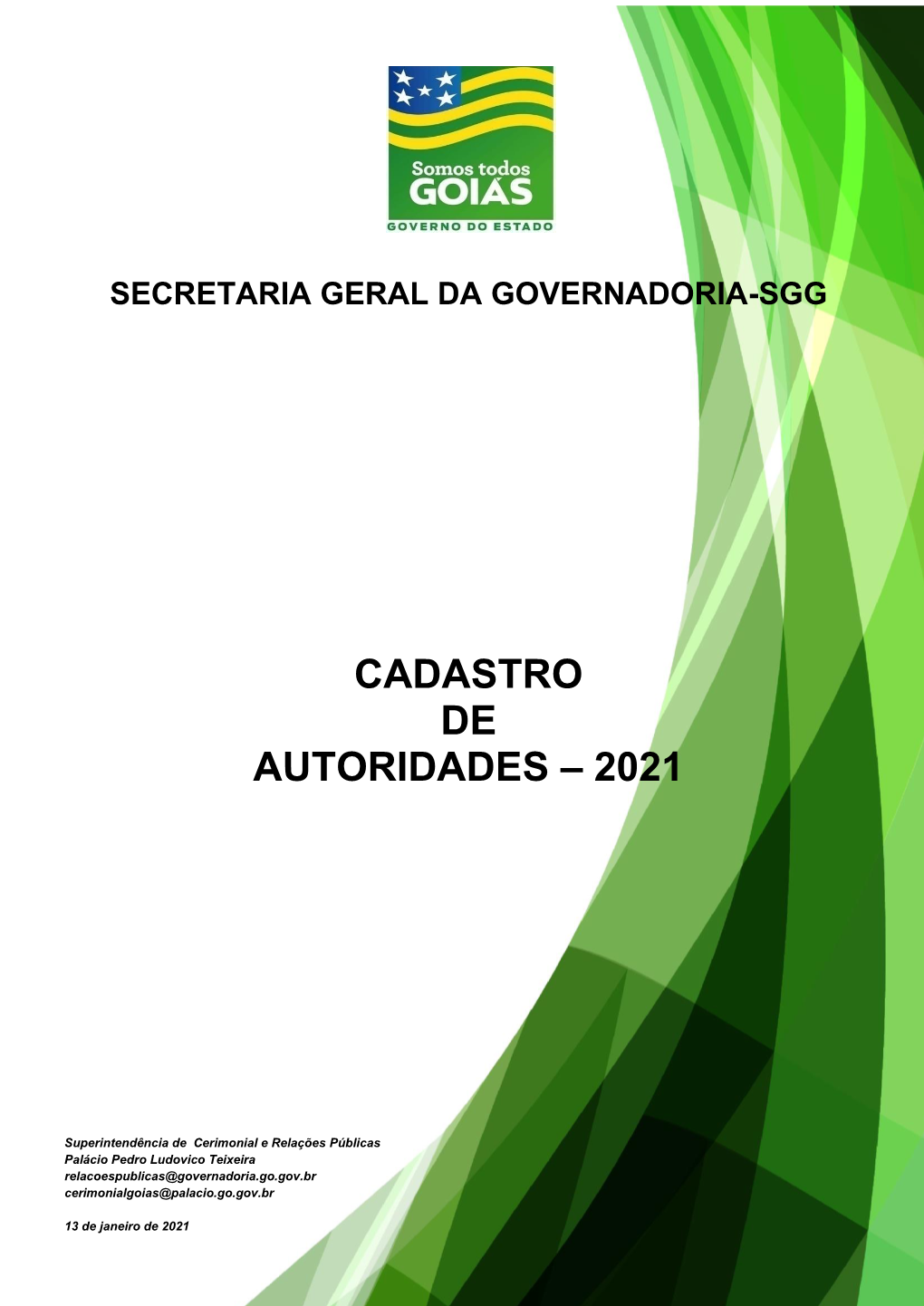 Cadastro De Autoridades – 2021