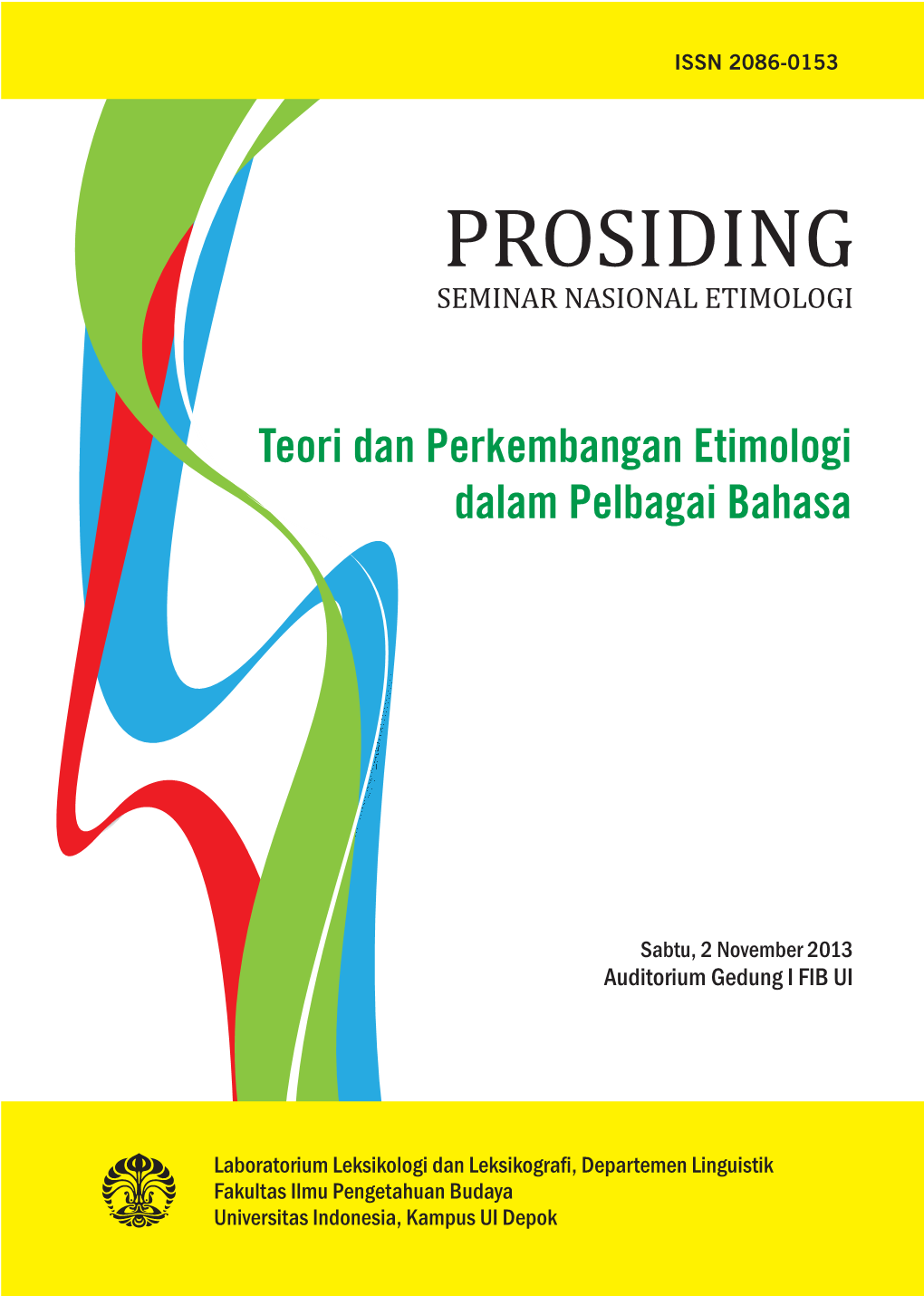 Prosiding Seminar Nasional Etimologi 2013