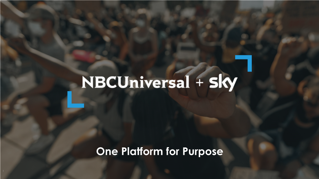 One Platform for Purpose