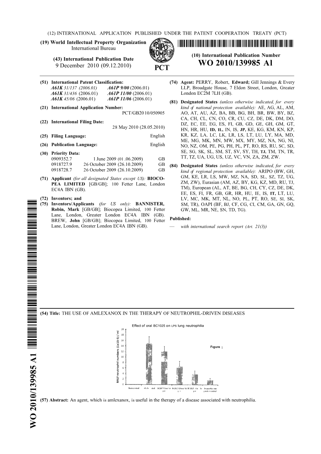 WO 2010/139985 Al