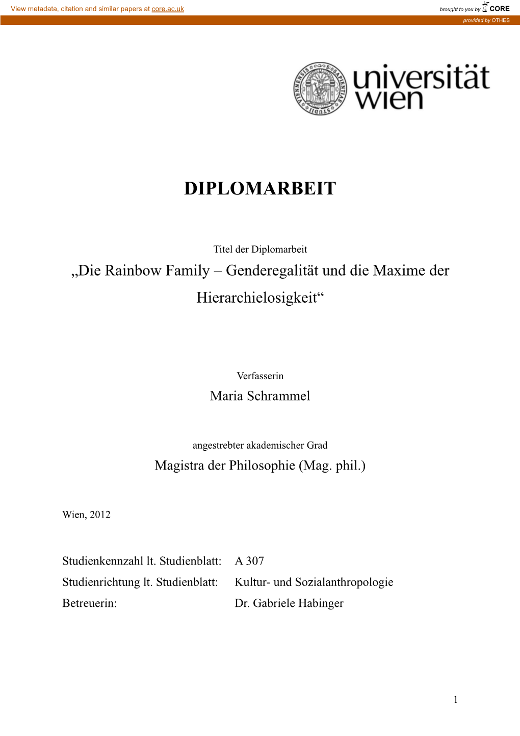 Diplomarbeit