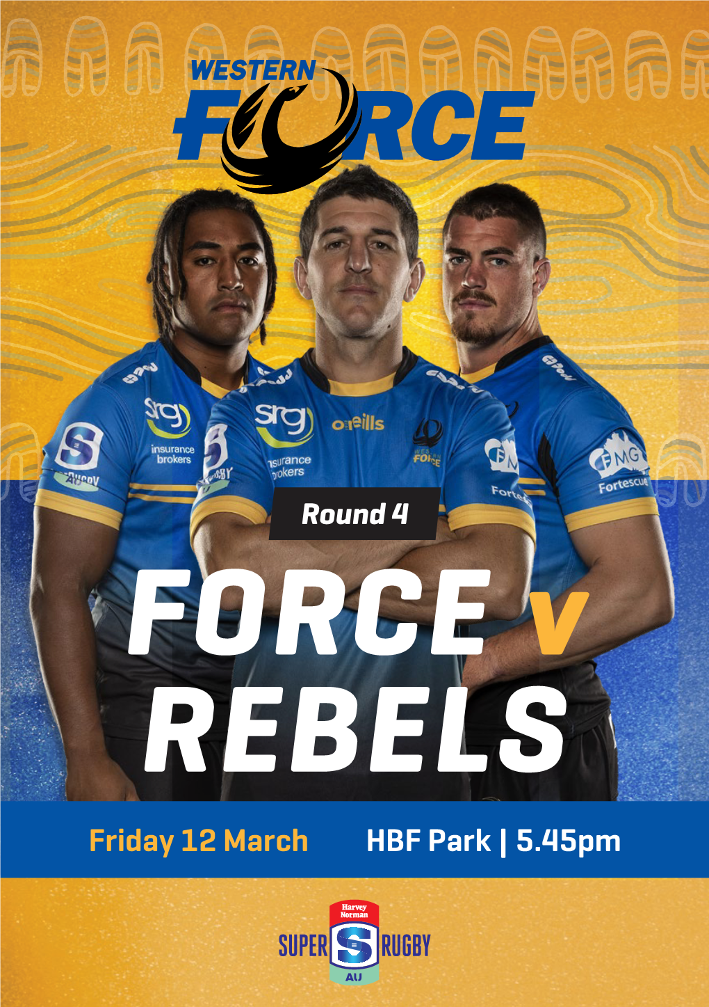 Friday 12 March HBF Park | 5.45Pm DEAR PLAYERS, MEMBERS and FANS